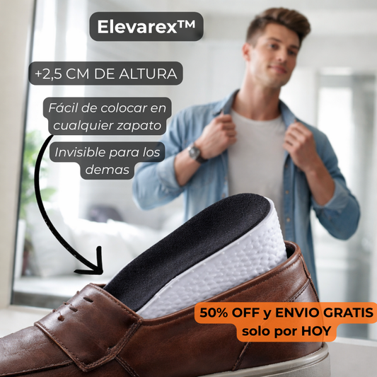 Elevarex™ – Hasta +2,5 cm de altura sin que se note