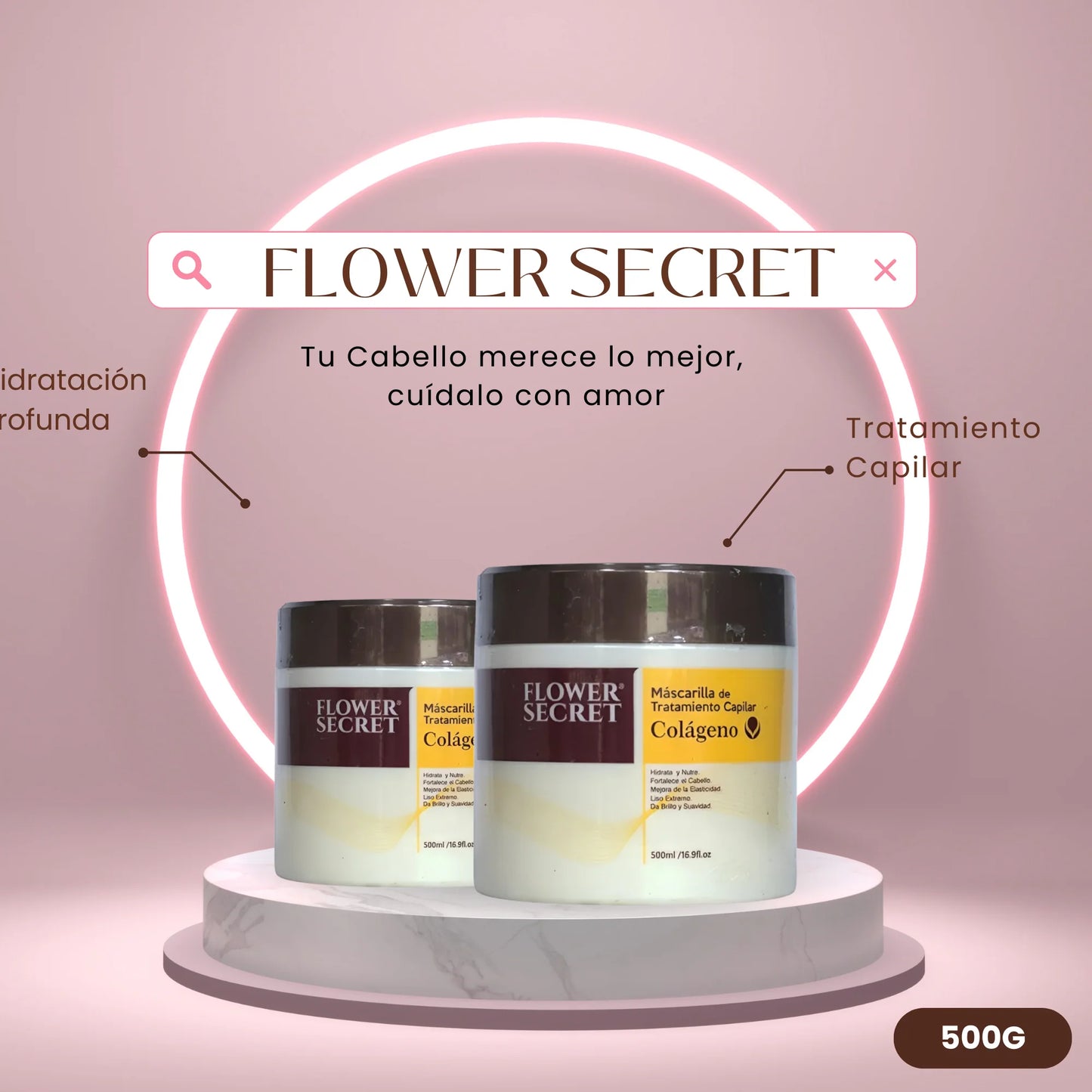 Flower Secret® - Reparación visible desde el primer uso